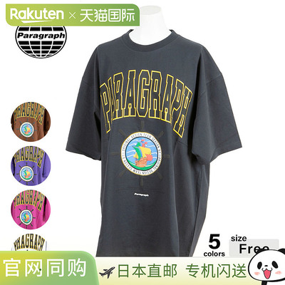 日本直邮 PARAGRAPH 女式上衣徽标 T 恤 036
