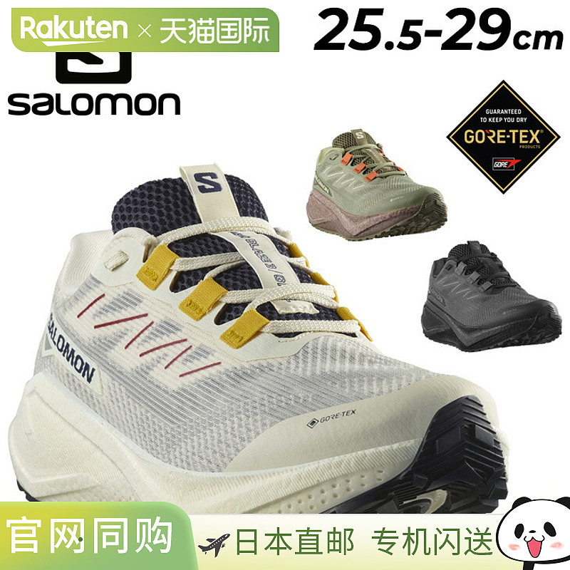 日本直邮Salomon 男士低帮防水厚底鞋慢跑鞋 AERO BLAZE 3 GRVL G