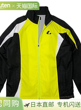 日本直邮LUCENT 男女士网球羽毛球保暖衬衫 XLW4943 绿色长袖拉链