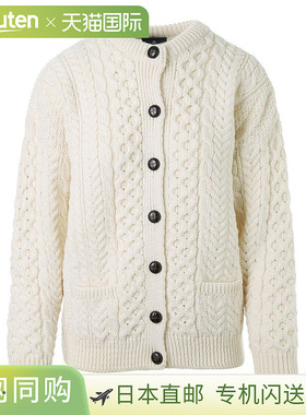 Aran Woolen Mills 阿兰羊毛厂开衫 A570 162时尚宽松圆领长袖
