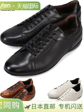 日本直邮MODELLO 男士 3E 宽休闲皮革运动鞋舒适优雅适合商务和休