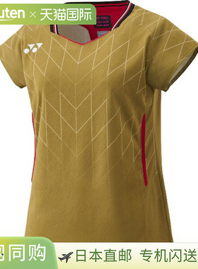 日本直邮Yonex 女士修身网球比赛衬衫短袖20915-016