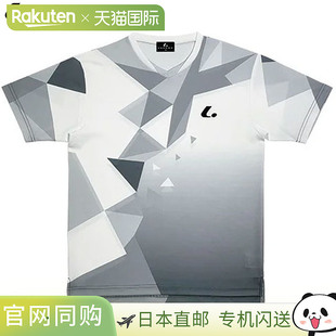 比赛衬衫 无领 吸汗 T恤 快 上衣 Uni 短袖 日本直邮LUCENT 白色