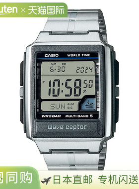 WAVECEPTOR 无线电手表数字多带 5 金属带 WV-59RD-1AJF CASIO 卡