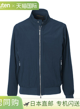 日本直邮MOORER 男士 Alberti Kn 深蓝色短款夹克