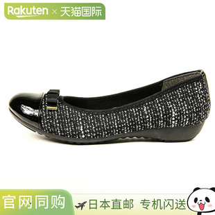 日本直邮不伤脚的高跟鞋缎带不会滑落芭蕾平底鞋平底鞋女鞋易于行