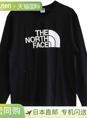 日本直邮The North FaceT恤 长袖男士徽标简约半圆顶长 T 上衣男