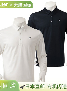 FIDRA 徽标提花 Polo 衫 FD5STG25 男士高尔夫服装 FIDRA 秋冬款