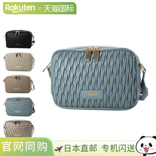 日本直邮LA BAGAGERIE 包 单肩包 女款 A5 轻便斜挎包 拉链 黑色