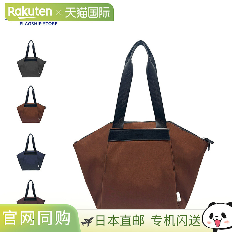 日本直邮ROOTOTE 女士 A4 手提包大容量轻便LT 中号前开口 - A黑3
