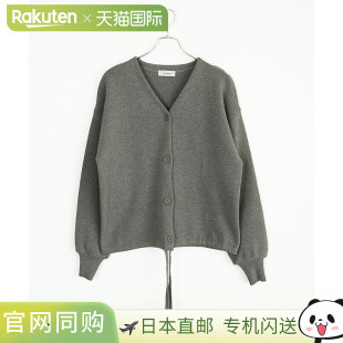 CORDCD 日本直邮SOLAMONAT KNIT SMA 女士薄针织抽绳开衫