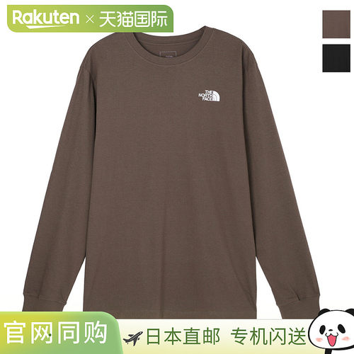 日本直邮THE NORTH FACE 男士 Evolution Box NSE 长袖T恤 圆领