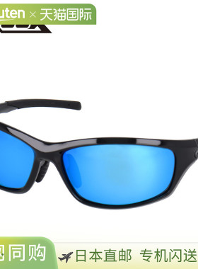 日本直邮XOOX 偏光太阳镜方形 I 形灰色/蓝色镜面镜片