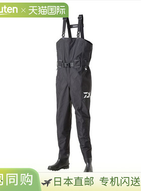 日本直邮DAIWA 达亿瓦涉水裤 RW-4302R-T 紧身放射状涉水裤黑色 L