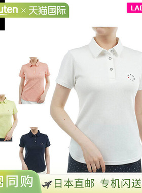 日本直邮Admiral 女士凉爽触感单点短袖Polo衫 ADLA525 高尔夫服