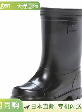 日本直邮Moonstar Kids Shoes 儿童雨靴 MS RB C65 T 黑色 131101