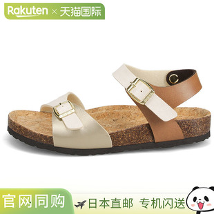 Edwin 女士舒适凉鞋踝带后带时尚不易滑落鞋床足弓支撑无痛休闲抗