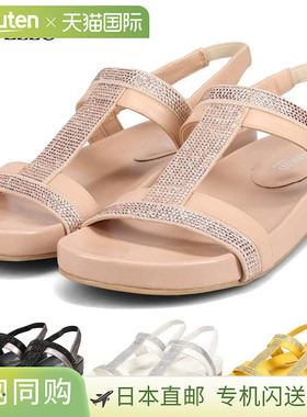 MODELLO 女士 2E 鞋床中底凉鞋带 T 型带。这款优雅凉鞋舒适简约D