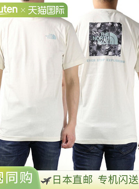 日本直邮THE NORTH FACE 北面T恤 M REDBOX GRAPHICT恤红盒子 NF0