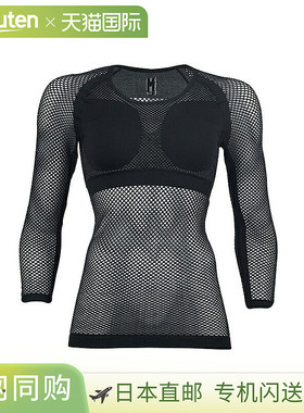 日本直邮MILLET 女士 Drynamic 网眼七分袖T恤 MIV01358