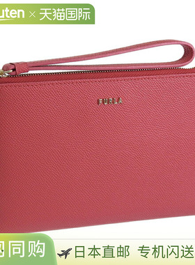 FURLA 女士小物袋迷你手拿包 款皮革红色 CLASSIC XL ENVELOPE WE