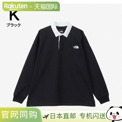 The North Face 长袖橄榄球衬衫 LS RUGGER SHIRT NT82437 K (黑)