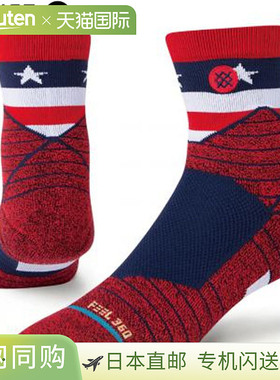 日本直邮STANCE 男女袜 AMERICAN QTR A459A21AMQ 22.0-29.0cm 四