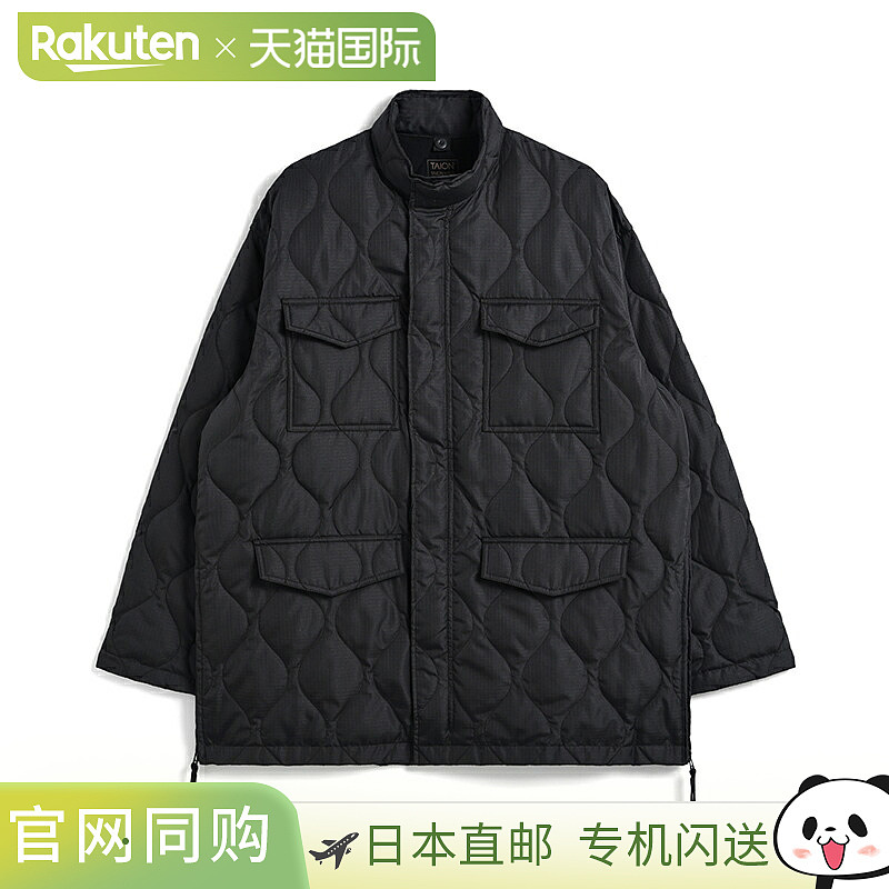 日本直邮TAION M65 羽绒服M 码炭灰色 (TAION-M65WZML-1)