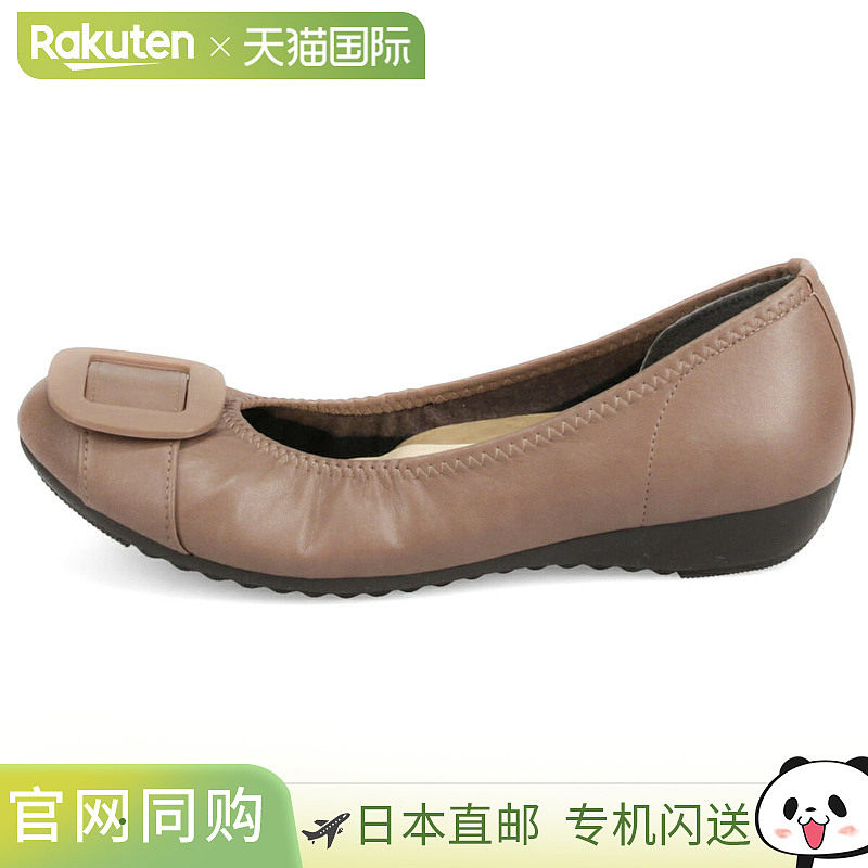 日本直邮浅口鞋舒适带扣腰带大尺寸25厘米25.5厘米芭蕾舞鞋平底鞋,女鞋,时尚休闲鞋,淘宝优惠券,粉丝福利购,淘宝优惠卷