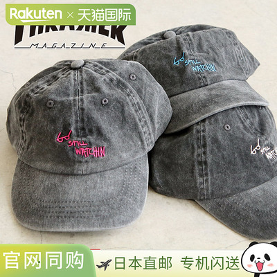 日本直邮Thrasher 男女士棒球帽时尚可调节尺寸做旧复古外观酷炫T