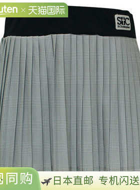 日本直邮Saint Christopher 女士格纹褶皱网球裙（STC-BEW2442）