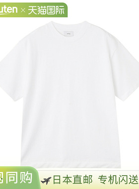 日本直邮LIFiLL 男女通用圆领T恤 lf001 01 白色 棉质针织面料