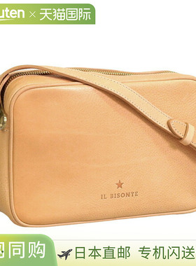 日本直邮IL BISONTE 女士包 单肩包 皮革 米色 bcr327na262b-aa