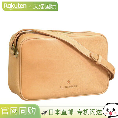 日本直邮IL BISONTE 女士包 单肩包 皮革 米色 bcr327na262b-aa