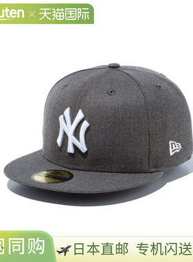 日本直邮New Era 59FIFTY 纽约洋基队 深灰色 x 白色 14525205 帽