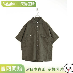 [M-2501451] modem design 亚麻短袖衬衫，男士上衣，纽扣衬衫，