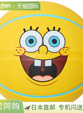 日本直邮SPALDING 海绵宝宝笑脸橡胶 SZ5 篮球 5 号 85128J