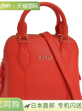 日本直邮FURLA 女士包 2WAY 单肩包 手提包 Outlet 皮革 红色 VIT