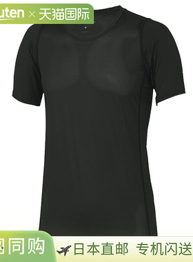 日本直邮C3fit 清凉半袖 男士运动训练内搭短袖 GC65103-BK