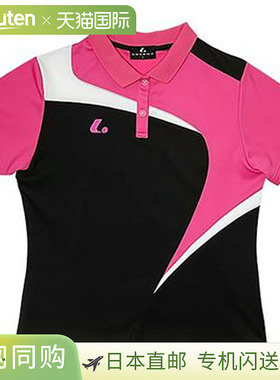 日本直邮LUCENT 女士 Polo 衫 比赛衫 有领 黑色 短袖 上衣  防紫