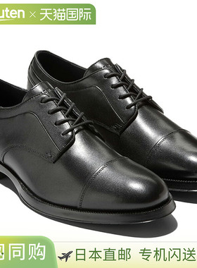 日本直邮Cole Haan 男士 Carnegie Cap Toe Oxfords黑色翼尖牛津C