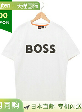 日本直邮Hugo Boss T恤短袖标志T白色男士50481923 100