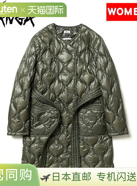 日本直邮NANGA 洋葱绗缝无领羽绒半大衣女士ND2242-1C316