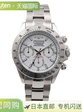 日本直邮TSM401SW TECHNOS 男士手表