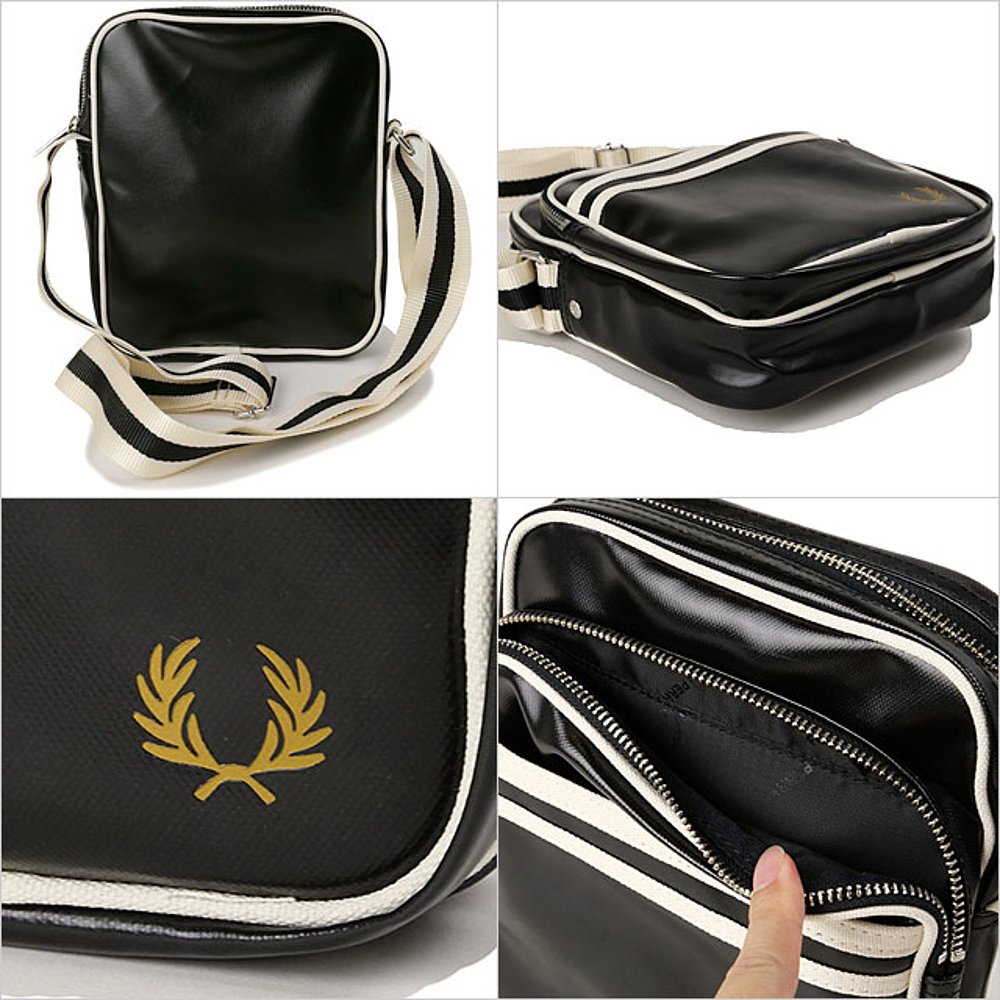 日本直邮FRED PERRY 经典侧包 L8258-D57 3L 经典侧包 男女包 单