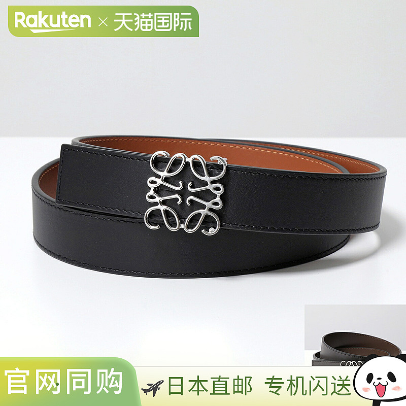 LOEWE 腰带 ANAGRAM 3.5CM E619Z20X03 E619Z20X04 女士皮革双面