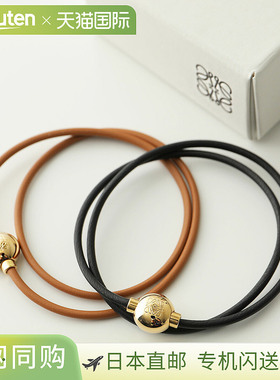 日本直邮LOEWE PEBBLE 手链 JJ07240X01 女士 Anagram 管状皮革表