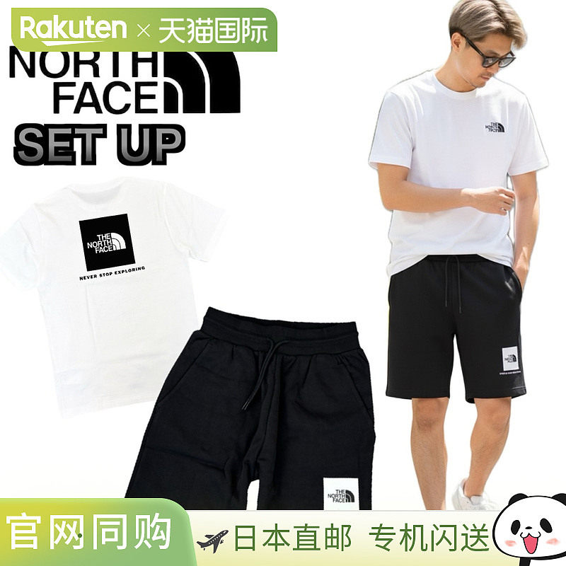 日本直邮The North Face Set-Up：T恤和短裤两件套（NF0A8B6K/NF0