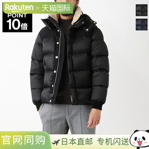 日本直邮MOORER 男士 Jake-SHK 黑色羽绒服