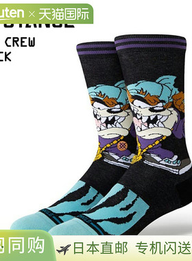日本直邮STANCE TAZ CREW 运动袜黑色 a545c24taz-blk
